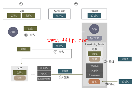 苹果系统iOS App 签名的原理介绍