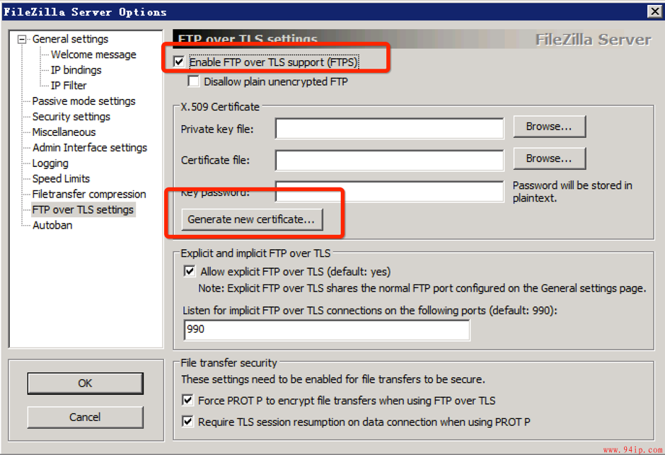 FileZilla FTP怎么进行安全加固？