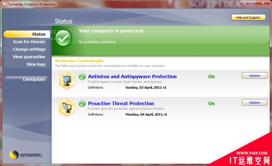 赛门铁克反病毒软件更新后捣毁Windows XP系统