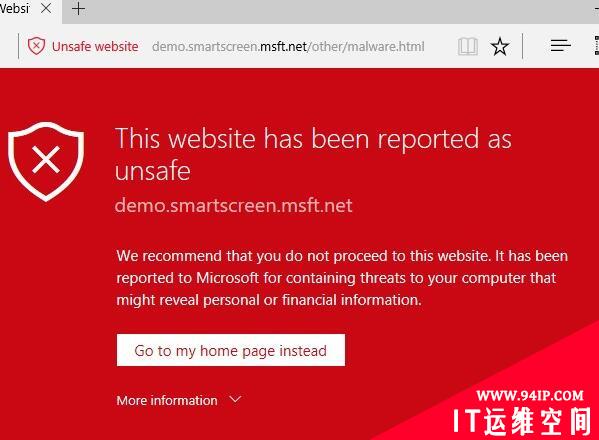 Edge浏览器新Bug：SmartScreen界面或被用来欺诈