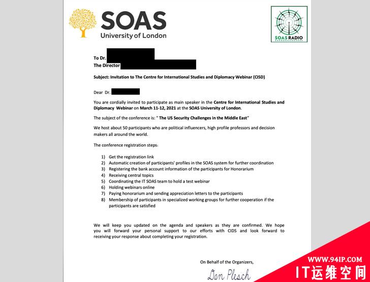 揭秘一场针对中东知识分子的“社工阴谋”，意图获取情报信息