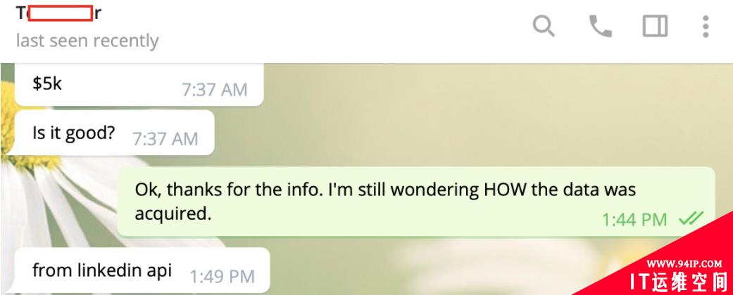 超7亿领英用户数据暗网出售