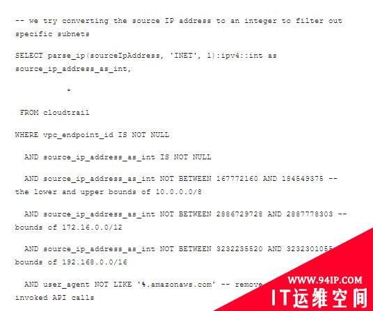 攻击者可以利用 AWS VPC 提供的一个功能隐藏自身 IP