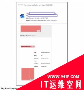 1万名微软电子邮件用户受到了伪造成联邦快递的钓鱼攻击