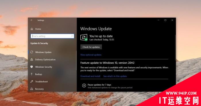 微软承认Windows 10 KB4601319补丁存在问题 承诺修复