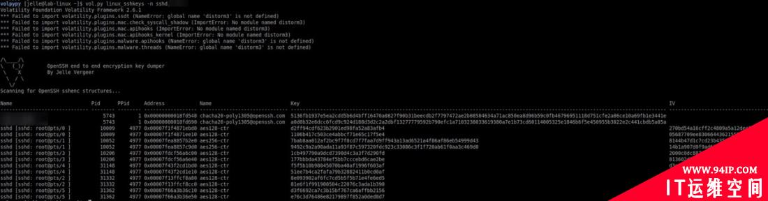 取证分析之 OpenSSH Session 信息解密
