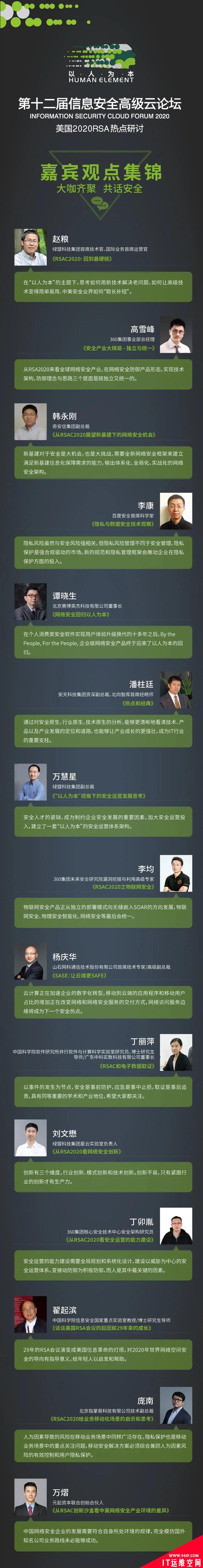 第十二届信息安全高级云论坛暨美国2020RSA热点研讨会圆满收官