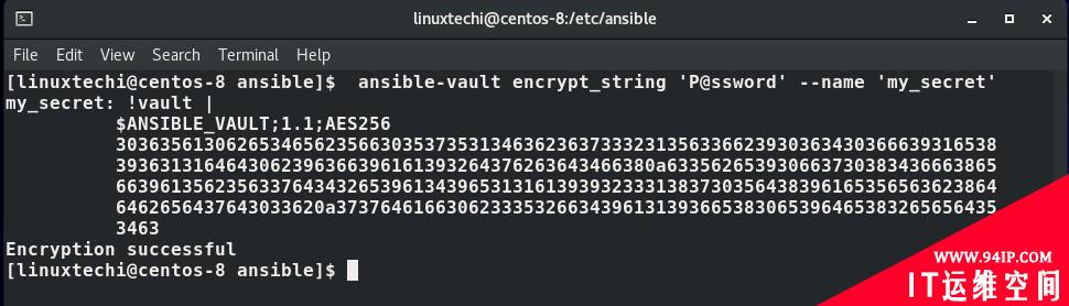 如何使用Ansible Vault保护敏感数据?