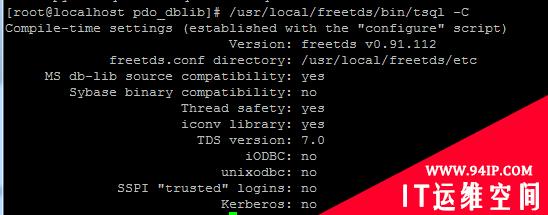 LINUX下安装pdo_dblib扩展