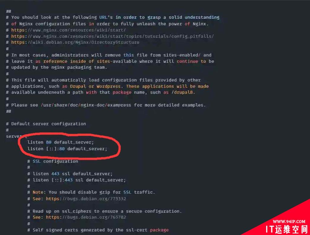 如何在Linux中更改Nginx 80端口?