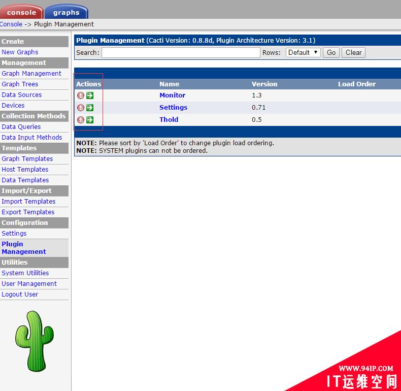 Cacti 配置monitor实现宕机报警