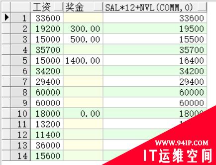 Oracle SQL函数